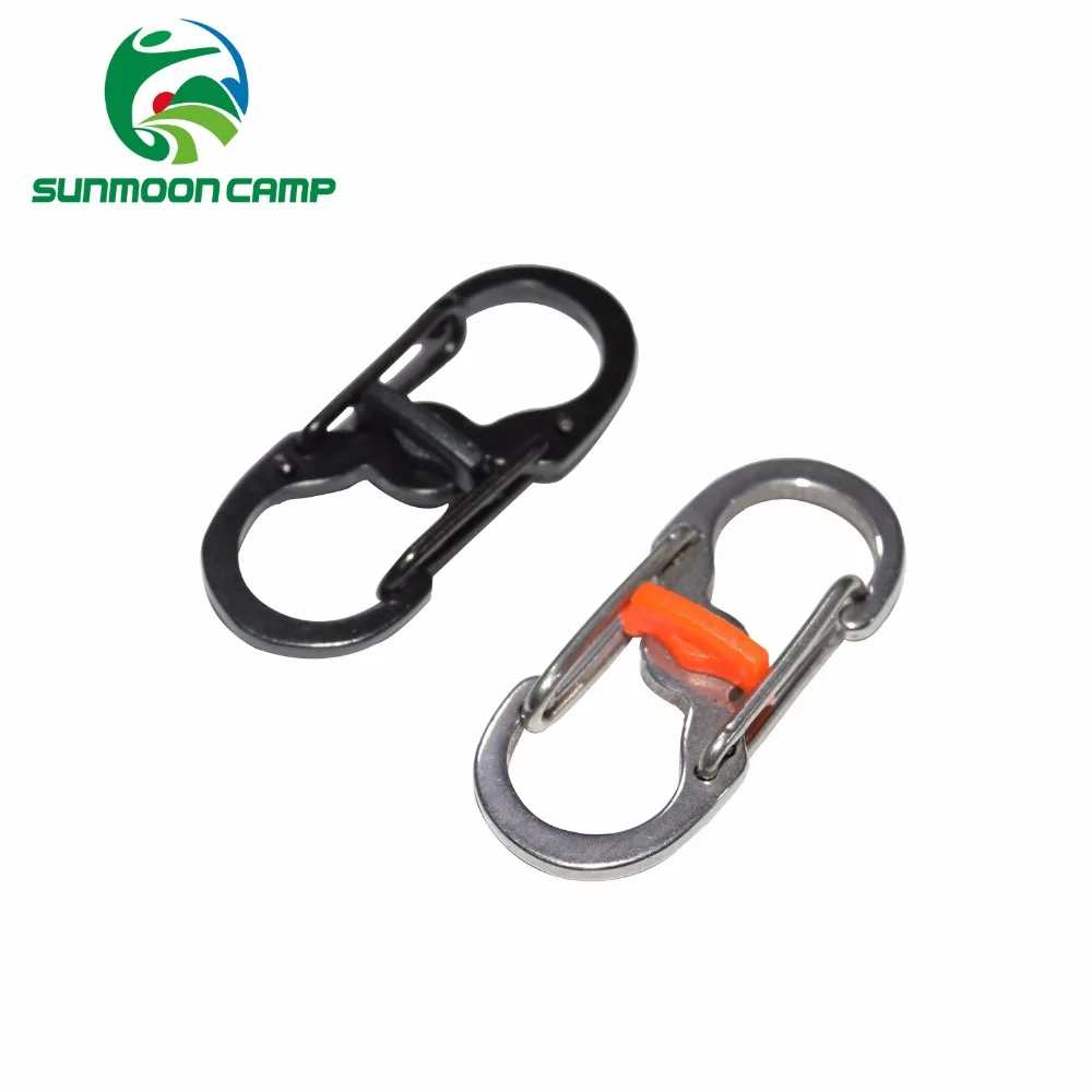 Locking Carabiner Clip Buckle Key Chain Hook Slidelock for Climbing Caving Locking Carabiner Clip Buckle Key Chain Hook Slidelock for Climbing Caving