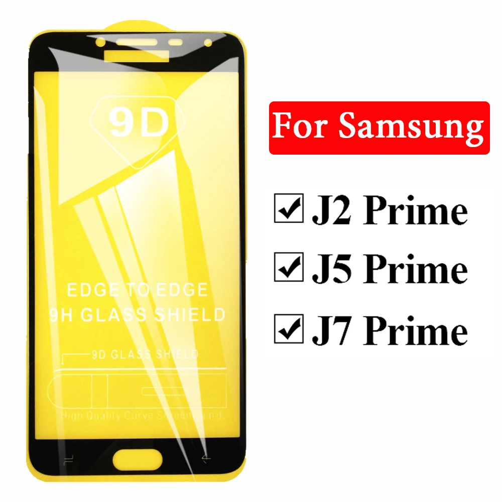 Baixin 9D полное покрытие из закаленного стекла для samsung Galaxy J2 J3 J5 J7 Prime Pro Защита экрана для Galaxy J330F J530F J730F