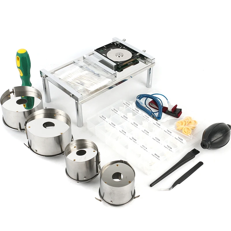

2.5" 3.5" HDD Hard Drive Repair Head Replacement Tool Combs + Fixture + Swap Suite Platter Manual Extractor For Data Recovery