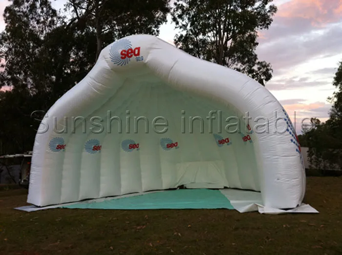 

Customized special design inflatable blow up tent,white inflatable tent,giant inflatable tent for events and exhibitions