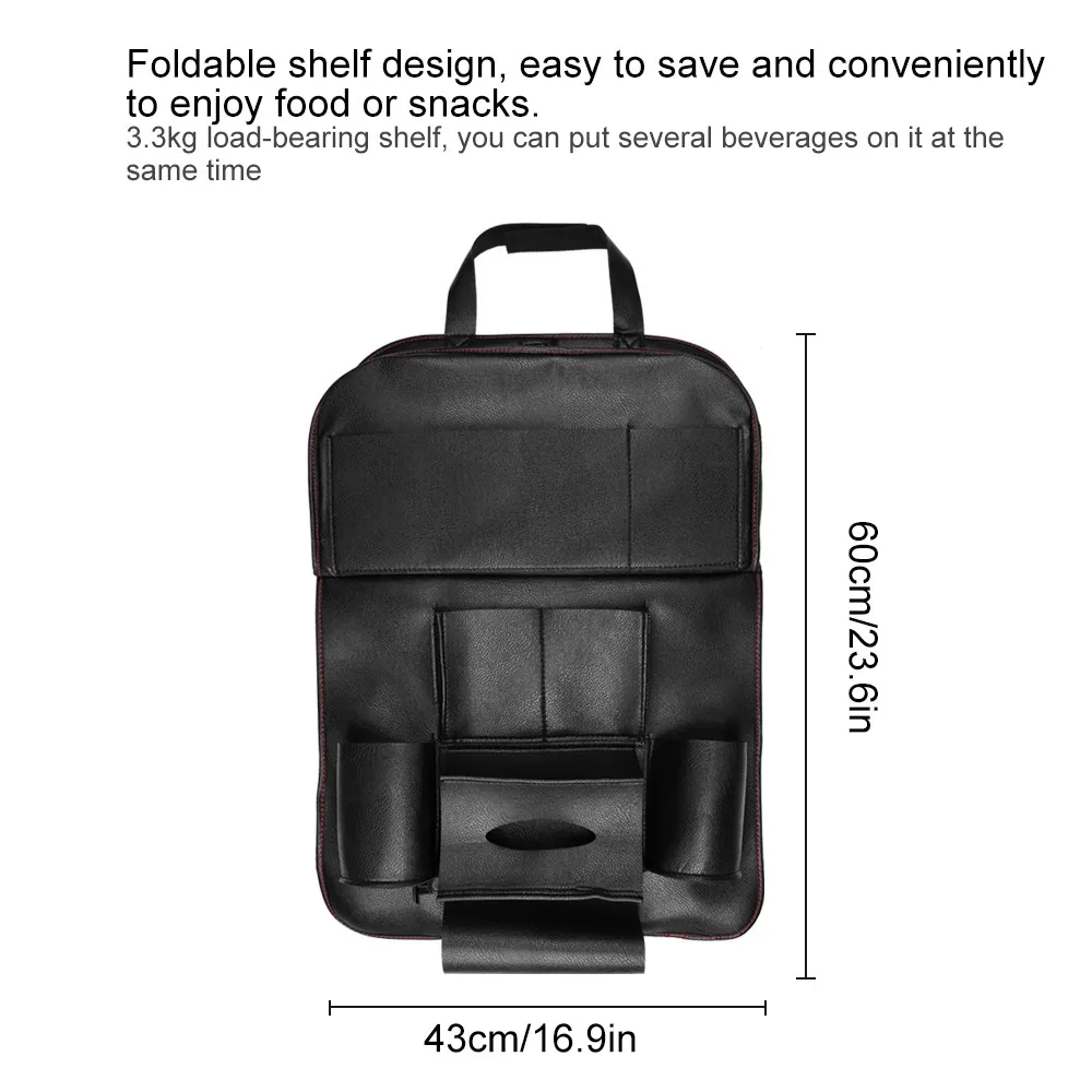 Onever Premium Car Backseat Organizer with Foldable Table Onever Premium Car Backseat Organizer with Foldable Table