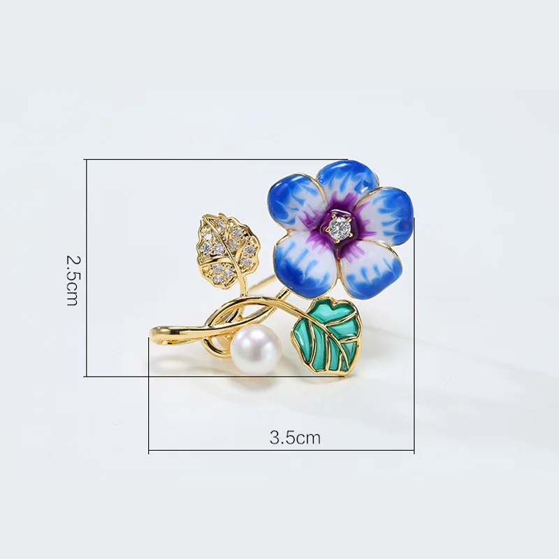 DAIMI Fashion 1Pc Woman/Girl Freshwater Pearl Brooch Classic Charm High Quality Accessories All-match Christmas Presents For Wom