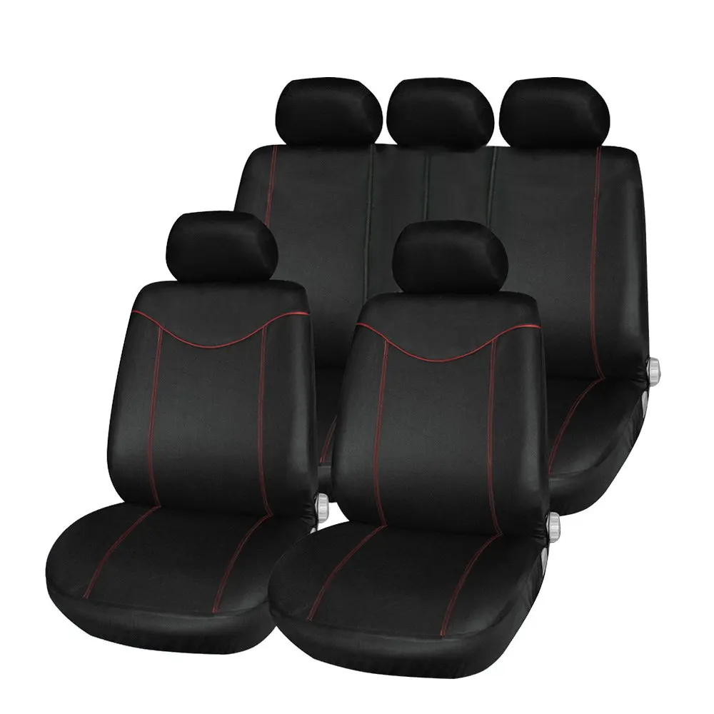 Newest Universal Car Seat Cover Set 11Pcs Seat Covers Front Seat Back
