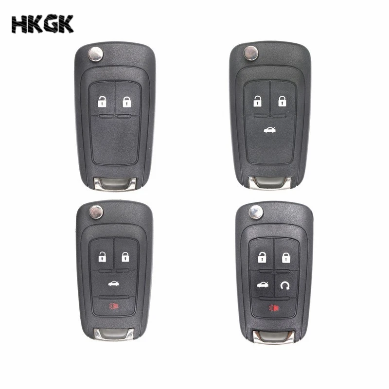 

10 шт./лот 2/3/4/5 чехол для дистанционного ключа для Chevrolet Cruze Epica Lova Camaro складной чехол для дистанционного ключа с логотипом