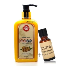 Имбирь профессиональный шампунь и Кондиционер 300 мл+ 20 мл, естественный рост волос быстро, толще, имбирный шампунь средство против выпадения волос