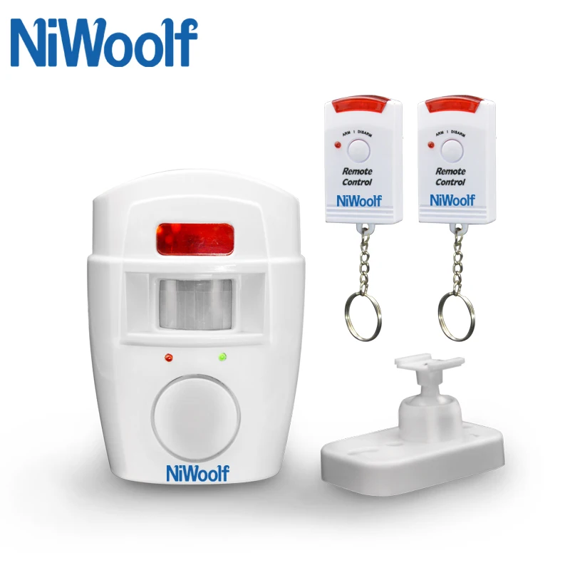 

NiWoolf Home Security PIR MP Alert Infrared Sensor Anti-theft Motion Detector Alarm Monitor Wireless Alarm system