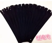 30 unids negro Nylon bobina cremalleras Tailor herramientas de costura Craft 9 pulgadas cayó