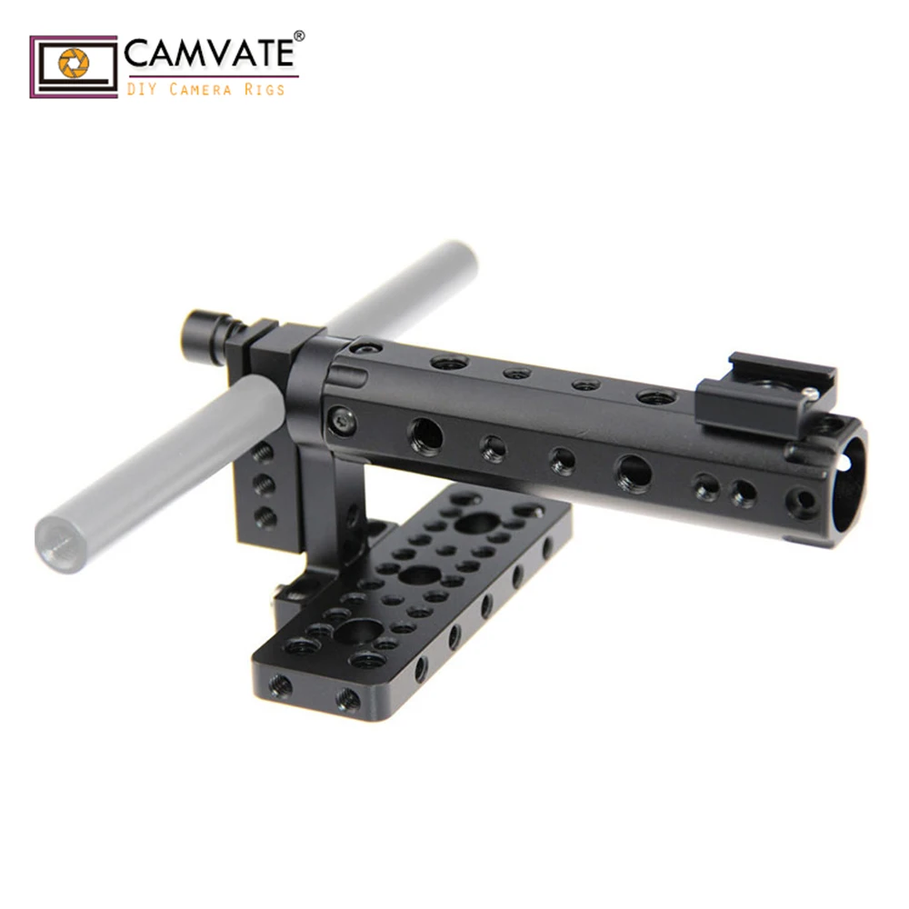 CAMVATE верхняя пластина рукоятки с 1/4 &quot 20 резьбой и креплением для вспышки