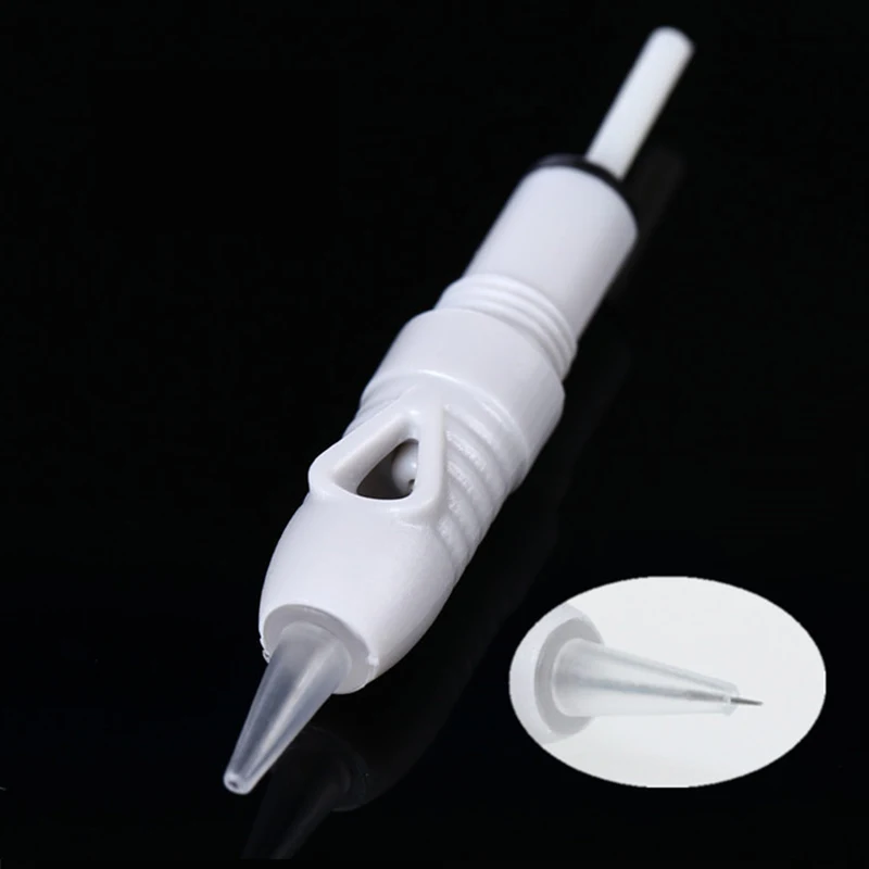 50pcs machine pen cartridge needles for premium charmant Liberty Permanent Makeup Microblading 1r3r5r agulha Easy click needle (2)