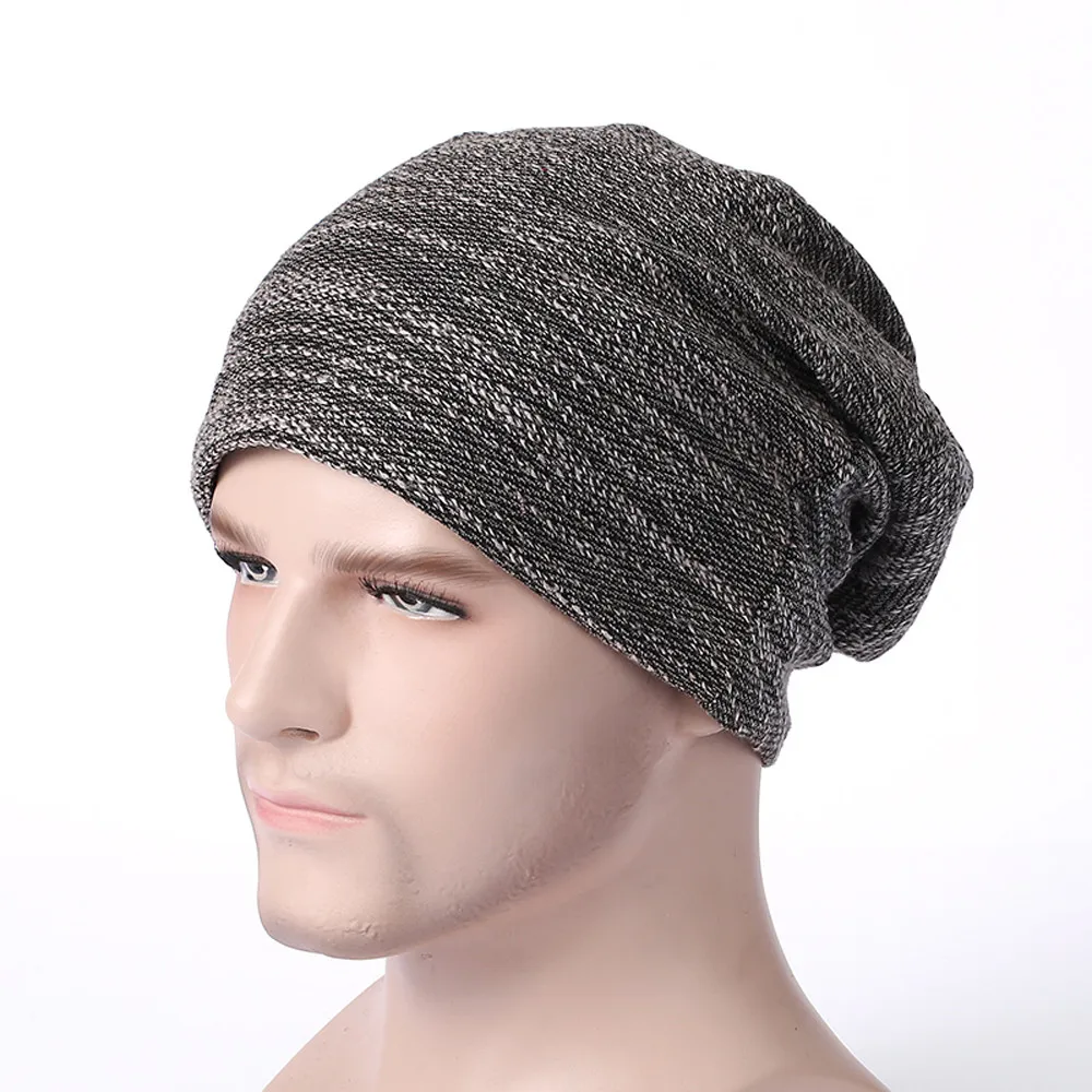 

Men Women Baggy Warm Crochet Winter Wool Knit Ski Beanie Skull Slouchy Caps Hat New hemp knit hat pile cap ear protector