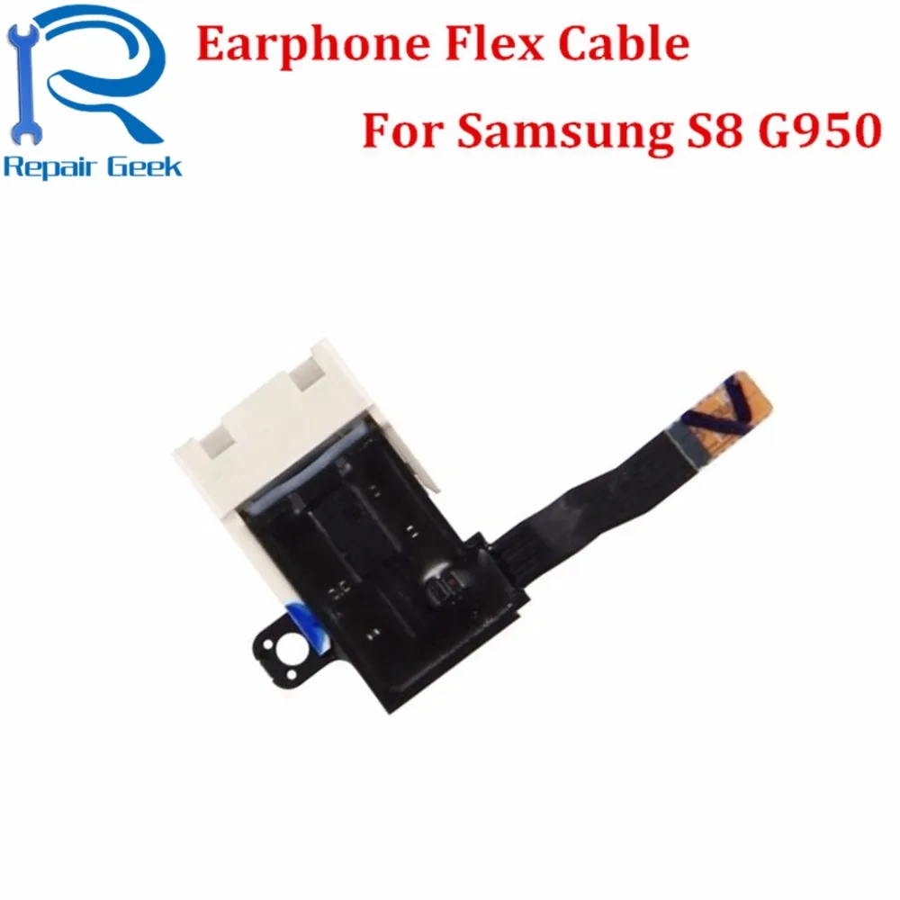10pcs Lot New High Quality Earphone Headphone Jack Audio Flex Cable Replacement Part For Samsung Galaxy S8 G950F Repair Parts