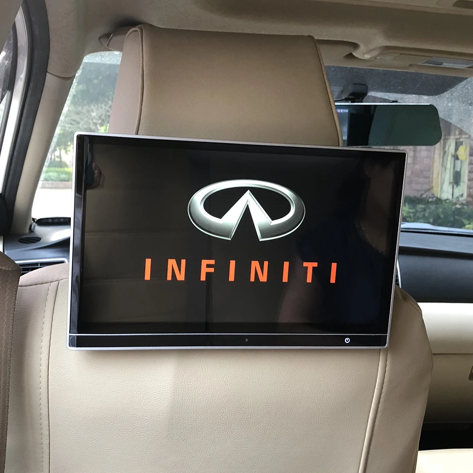 

TV In The Car Headrest Monitor 12.5 Inch HDMI Screen For Infiniti ESQ EX FX G JX M Q45 Q50 Q60 Q70L Rear Entertainment System