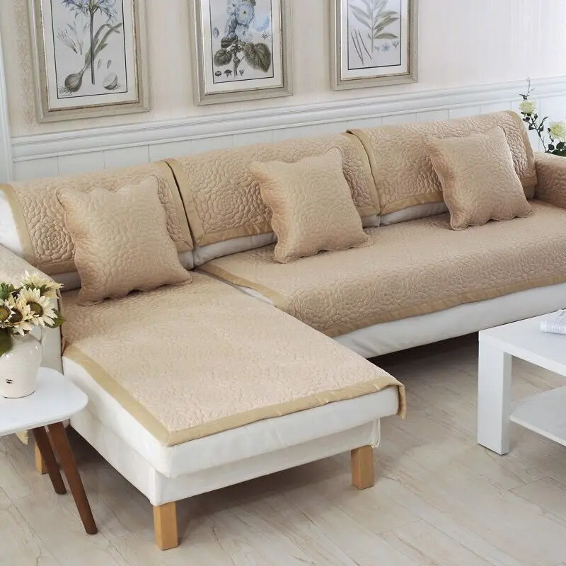 Buy 1pc light tan color sofa cover /Couch Protector