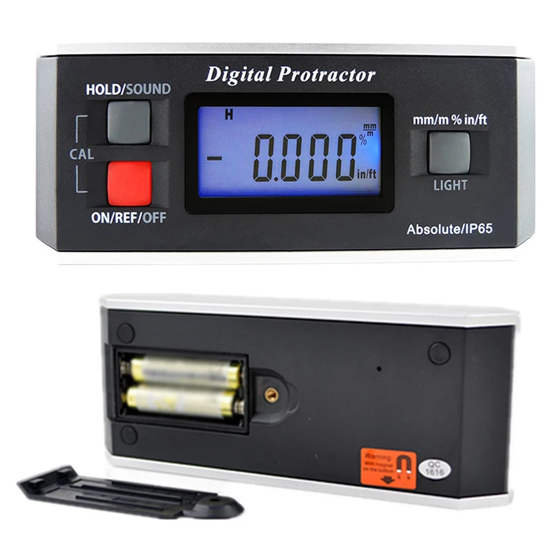 

Digital Protractor Inclinometer V-Groove Angle Finder Meter Gauge 360 degree Lcd