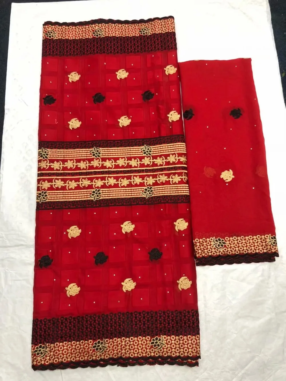 

red African Swiss Voile Lace Fabric Embroidery Cotton Lace Fabric High Quality Swiss Voile Lace In Switzerland 2018 For Clothes