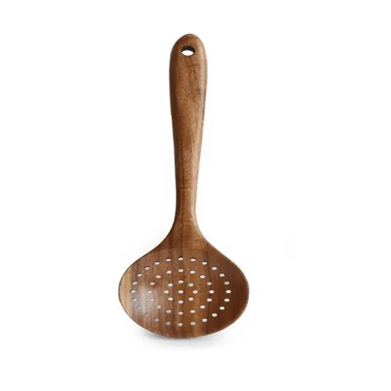 Высококачественная ложка-ситечко с длинной ручкой, деревянная посуда, инструменты для приготовления пищи, Креативные кухонные принадлежности, 7 видов, деревянные инструменты - Цвет: Colander