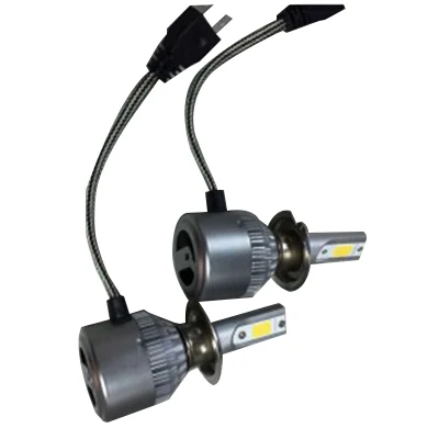 

2pcs Car headlight LED C6 COB auto front fog light bulb 7200LM 9V-36V H7