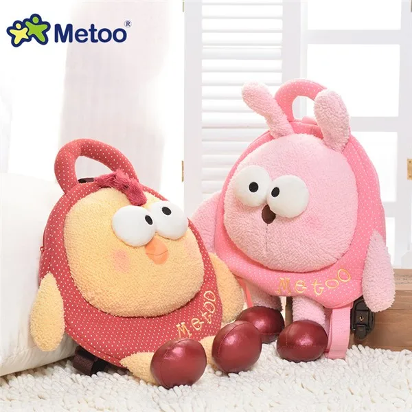 Новое поступление плюшевые игрушки для детей Metoo с животными свинками, школьные сумки для детей, Me-Too ПЛИС рюкзак для детского сада для девочек A96