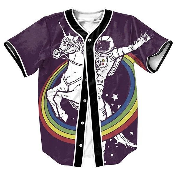 rainbow baseball jersey