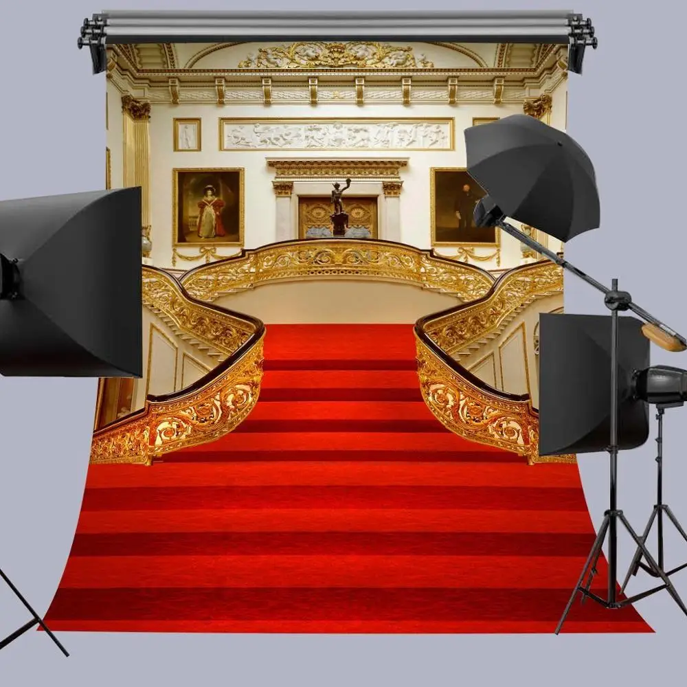 

MTMETY Hollywood Red Carpet lights flashed backdrop customized wedding birthday party background for Photo Studio