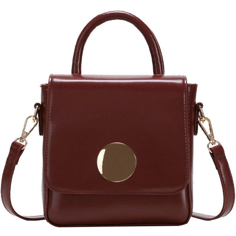 

Retro Fashion Female Square Bag 2018 New Quality PU Leather Women's Designer Handbag Lady Small Tote bag Shoulder Messenger Bags