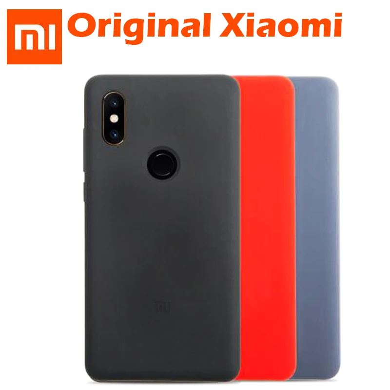 Оригинальный силиконовый чехол Xiaomi Mi Mix 2S прочный резиновый накладка для