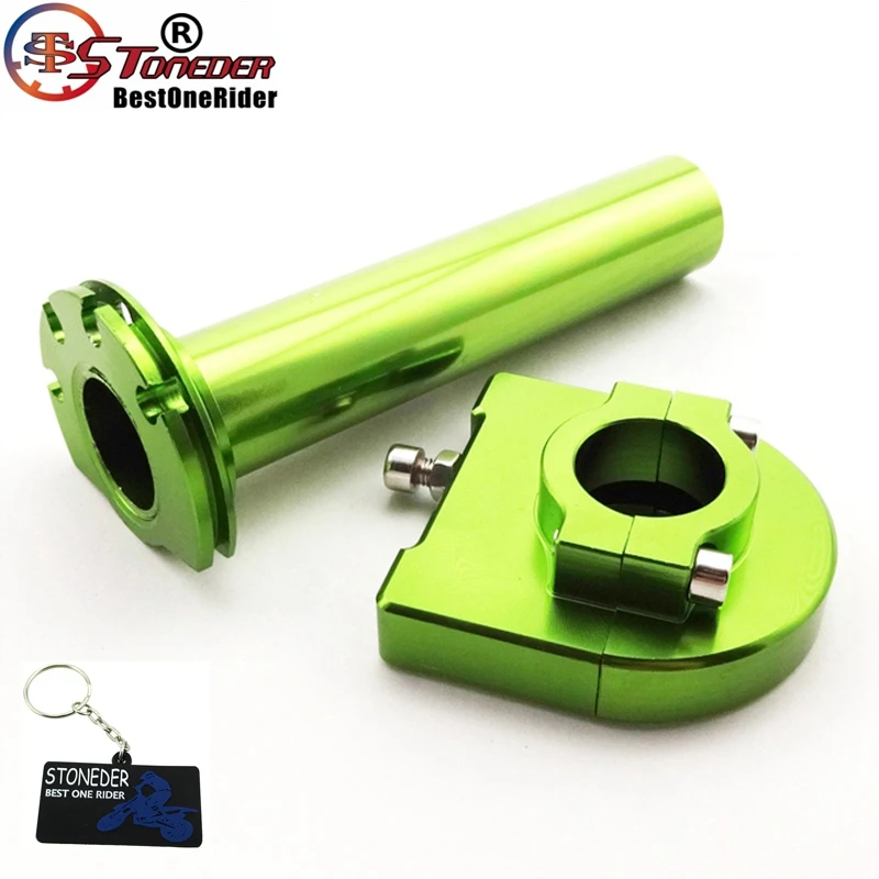 

STONEDER Twist Throttle Green Handle Controller For Scooter Moped Pit Dirt Monkey Bike Motorcycle Motocross Kawasaki KX KX