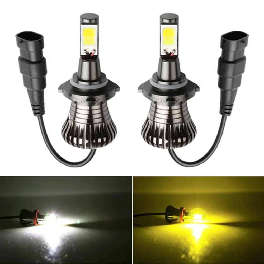 

Car LED H1 H3 H7 H8 H9 H11 9005 9006 880 881 H16 Fog Driving DRL Bulb White Yellow Blue Purple Dual Color 12V,Led h8 Fog Lights