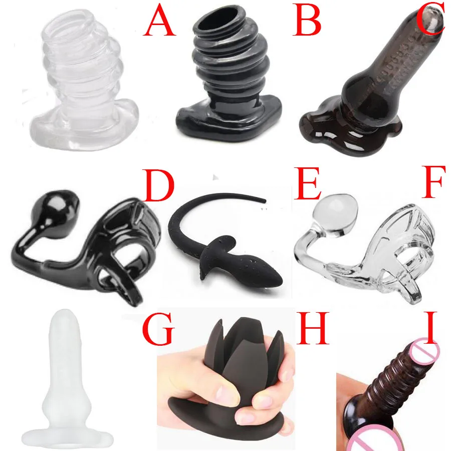 Мужская мастурбация Buttplug силиконовый массажер простаты и Анальная пробка