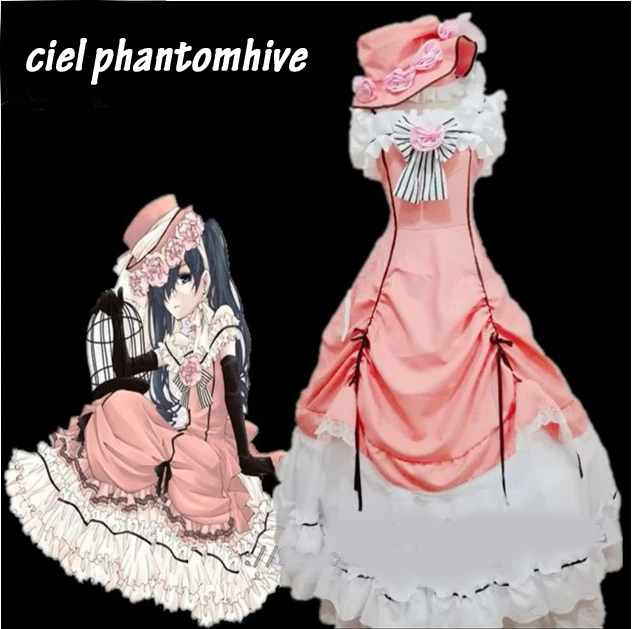 Us 43 0 Black Butler Ciel Phantomhive Cosplay Costume Manga Kuroshitsuji Dress Outfit Set In Movie Tv Costumes From Novelty Special Use On