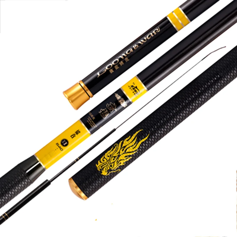 100 Carbon Fiber Telescopic Fishing Rod 3.6 7.2 Meters Short Sea Rod Telescopic Fishing Rod