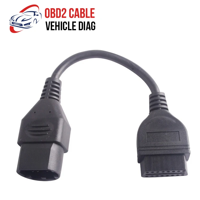 

For Mazda 17 Pin To 16 Pin Connector OBD2 OBDII Diagnostic Adapter Mazda 17Pin Male Cable For Mazda Series Free Ship