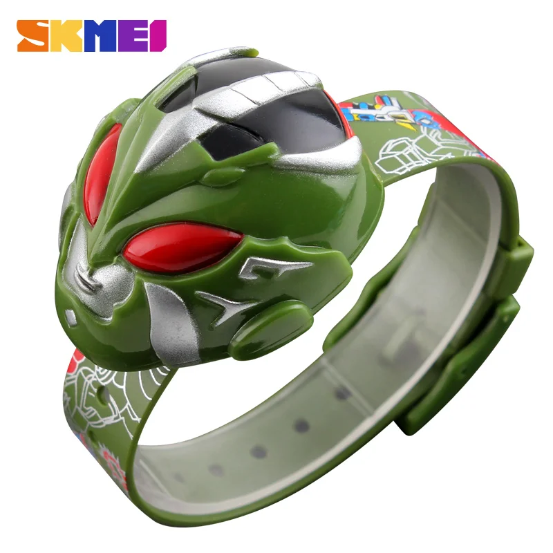 Children Watches SKMEI Hot Cute Kids Watches Fashion Sports Digital Girls boys Children's Wristwatches Relogio Masculino - Цвет: green