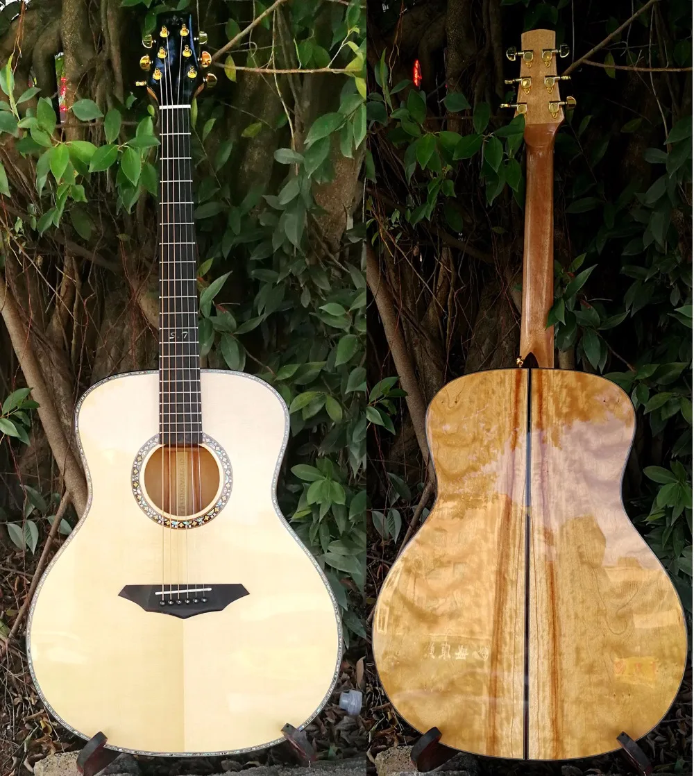 STANSEN Full solid wood, High quality hand craft Acoustic ...