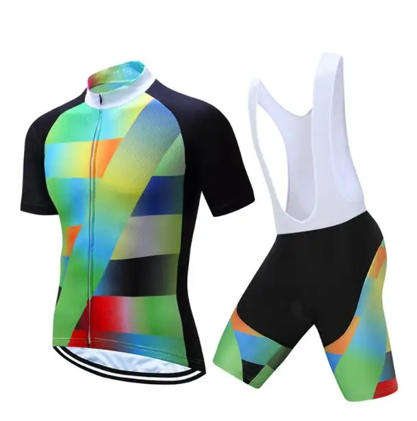 Jersey and Pants Летний велокофты набор мужской велосипедной одежды pro командная одежда для дорожного велосипеда велорубашка MTB комплект спортивного платья триатлонный костюм - Цвет: Jersey and Pants