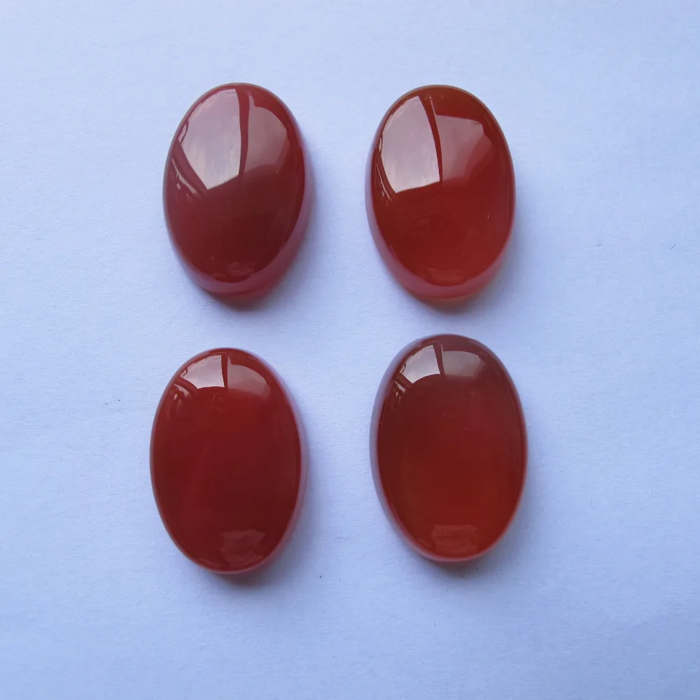 Очаровательный с натуральным красным агатом Carnelian18x26x8mm ювелирный камень кобошон подходит камень кольцо подвеска ожерелье DIY 4 шт./лот