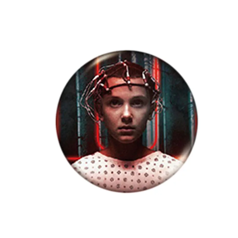Брошь Eleven в стиле STRANGER THINGS значок на пуговицах для ТВ серии Друзья не лжут