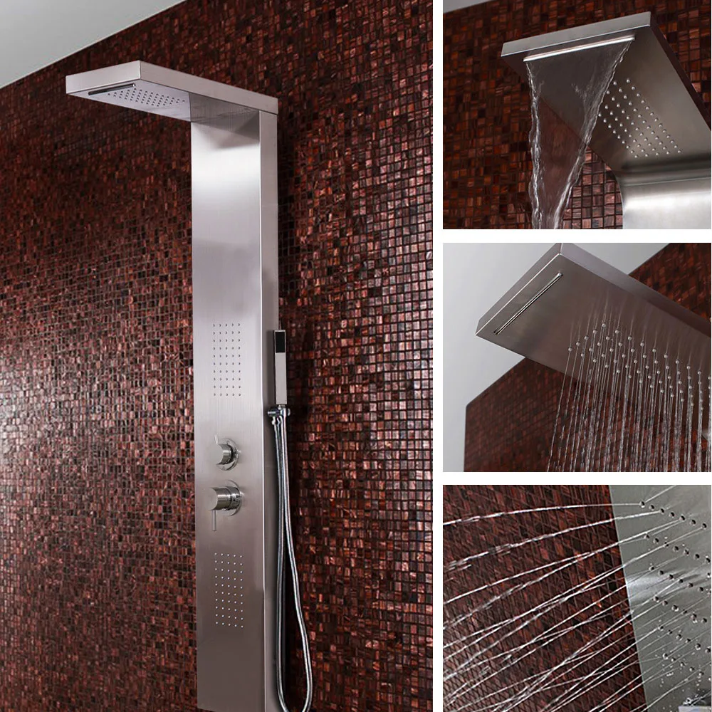 Waterfall Tower Shower Column