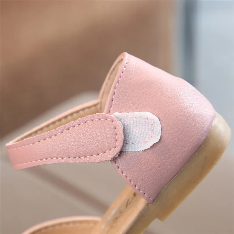 Kids shoes Toddler Infant Kids Baby Girls Flower Woven Floral Princess Shoes Sandals tenis infantil  #4j06 (26)
