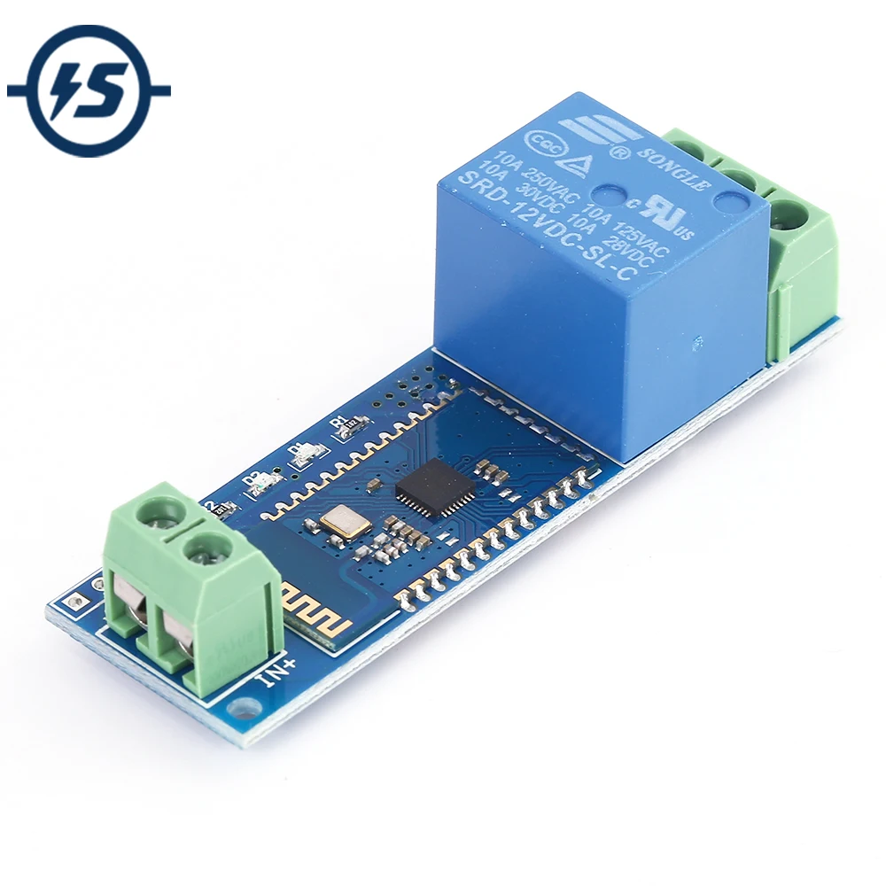 

Smart Bluetooth Relay Module Remote Control Switch 12V IOT Wireless Module Mobile Phone Bluetooth Remote Control Switch Internet