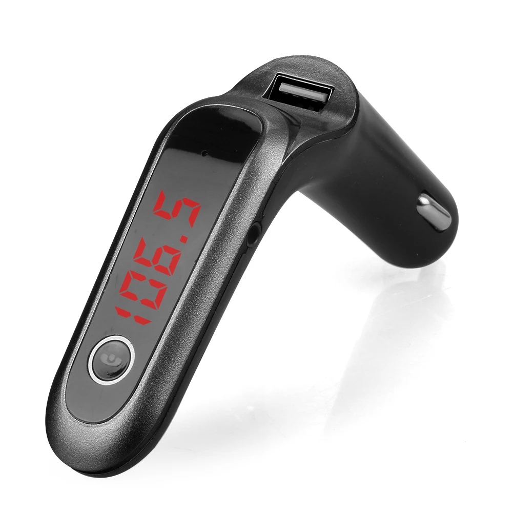 

Handsfree Car FM Transmitter Aux Bluetooth Adapter Modulator Port Dual USB Charger Calling MP3 Player Wireless Radio TF Card