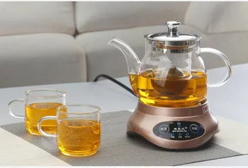 

Dani Zhang 220V 350W 600ml Heat-resistant high borosilicate glass Thicker Health Pot Electric kettle with Small tea stove