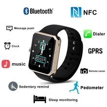 Neue TC066 Smart Uhr Bluetooth Sync MTK6260 Smartwatch Mit Android IOS System 1,54 ”Unterstützung SIM Karte NFC armbanduhr
