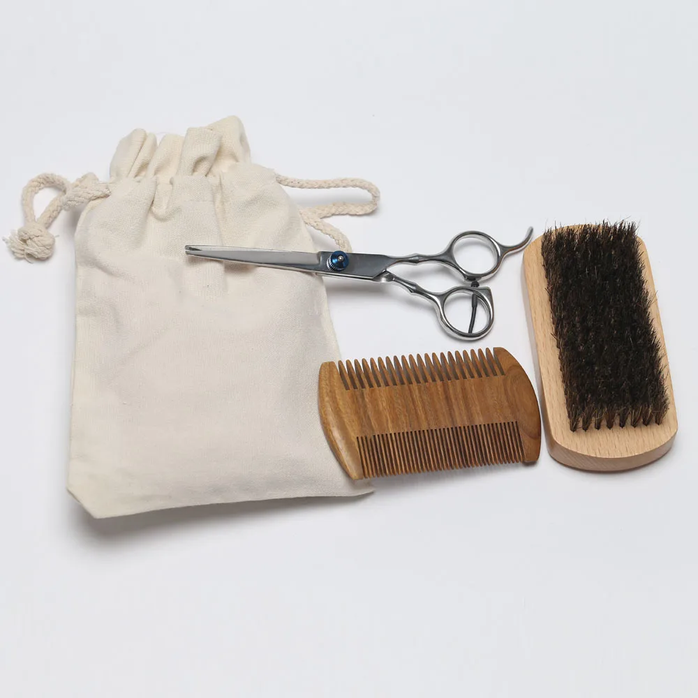Popular Beard Kit Wild Boar Bristle Barber Brush Beard Shaping Tool