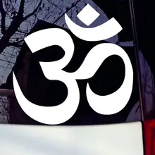 OM AUM SYMBOL YOGA Car Truck Boat Window Bumper Vinyl Decal Sticker JDM Funny 4″