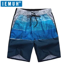 IEMUH, высокое качество, L-6XL, мужские шорты, шорты для серфинга, летние, спортивные, для плавания, пляжные, бермуды, короткие штаны, быстросохнущие, пляжные шорты