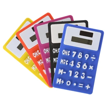 

2020 New Foldable Soft Silicone Handheld Scientific Solar Calculator For School Office