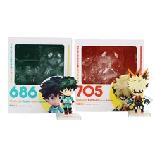 Мой герой academic фигурка Nendoroid 686 705 мидория изуку Bakugo катсуки аниме, модели игрушки