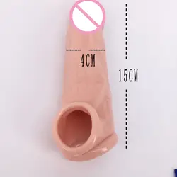 4 цвета Мягкая насадка на пенис наконечник пениса удлинитель рукава интимные товары для мужчин Насос секс-игрушки для взрослых интимные