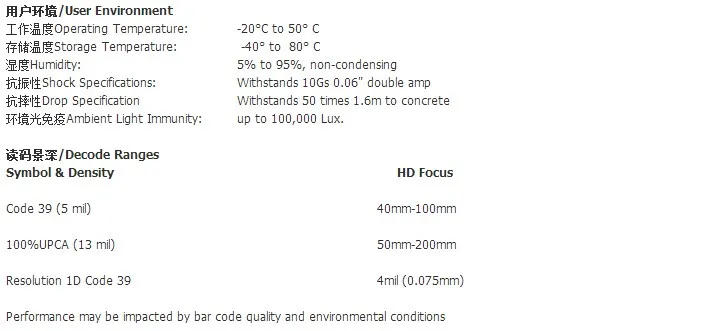 Q9 Cost Effective 2d Area Imaging Barcodes Scanner Read all Maintance 1D or 2D Barcodes 3w